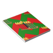 chevron kwanzaa notitieblok (Schuin)