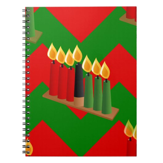 chevron kwanzaa notitieboek (Voorkant)