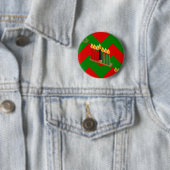 chevron kwanzaa ronde button 5,7 cm (In situ)