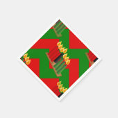 chevron kwanzaa servet (Hoek)
