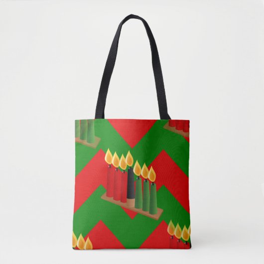 chevron kwanzaa tote bag (Voorkant)