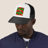 chevron kwanzaa trucker pet (In situ)