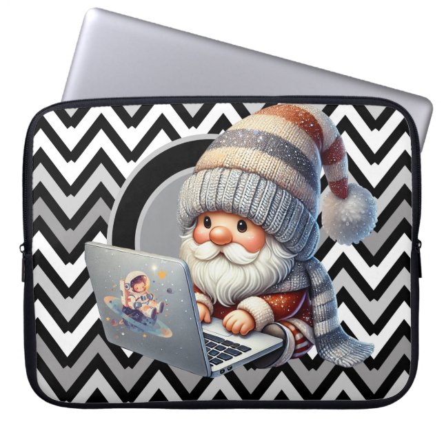 Chevron Laptop Kabouter Sleeve (Voorkant)