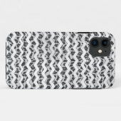 Chevron Leopard Grey and Light Grey Print Case-Mate iPhone Case (Achterkant (horizontaal))