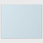 Chevron Line Light Blue op White |XL| Cadeaupapier (Vlak)