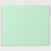 Chevron Line Light Green op White |XL| Cadeaupapier (Vlak)