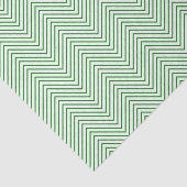 Chevron Line Tissue Paper - Green on White Tissuepapier (Detail)