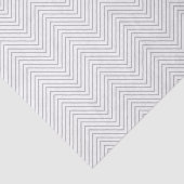 Chevron Line Tissue Paper - Grijs op wit Tissuepapier (Detail)