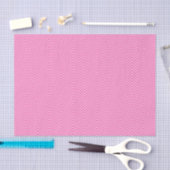 Chevron Line Tissue Paper - White on Pink Tissuepapier (Craft)