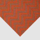 Chevron Line Tissue Paper - zwart op helder Sinaas Tissuepapier (Detail)