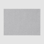 Chevron Line-weefselpapier - zwart op wit Tissuepapier (Voorkant)