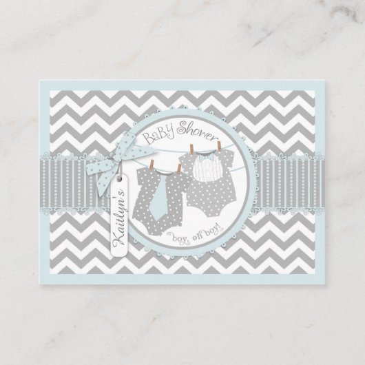 Chevron Luier Stropdas Jumper Uil Breng een Boek K Informatiekaartje (Achterkant)