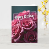 Chevron Magenta Bloemkaart Kaart (Gele Bloem)