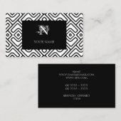 Chevron Maze Pattern Visitekaartje (Voorkant / Achterkant)