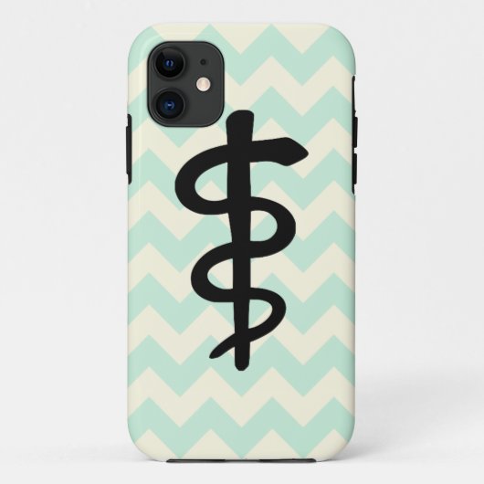 Chevron Medical Symbol iPhone Case (Achterkant)