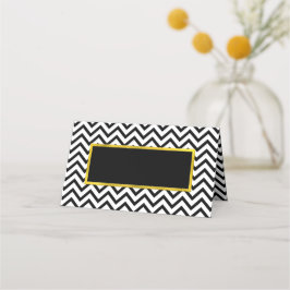 Chevron Modern Elegance Trouwtafel Plaatskaartje