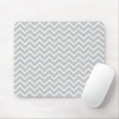 Chevron Mousepad - Gray Muismat (Met muis)