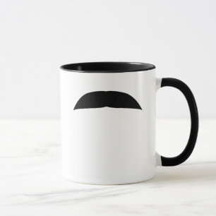 Chevron Mustache Mok