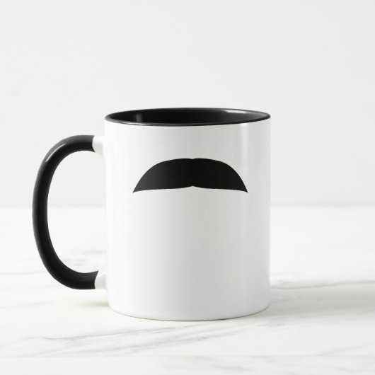Chevron Mustache Mok (Links)