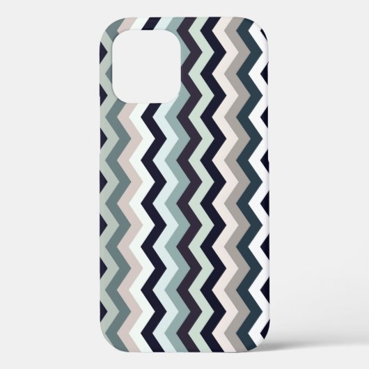 Chevron Muted Multicolor Pattern Case-Mate iPhone Case (Achterkant)