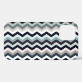 Chevron Muted Multicolor Pattern Case-Mate iPhone Case (Achterkant (horizontaal))