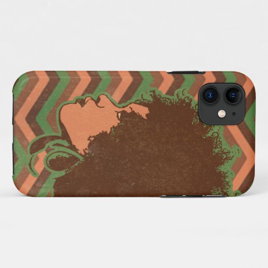 Chevron Natural Case-Mate iPhone Case (Achterkant (horizontaal))