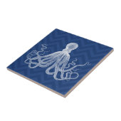 Chevron Octopus DK Tegeltje (Zijkant)