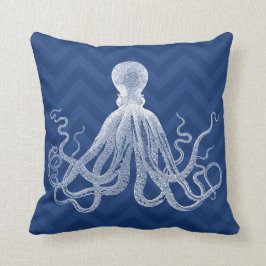 Chevron Octopus Kussen