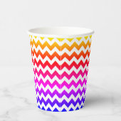 Chevron op maat papieren bekers (Rechts)