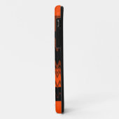 Chevron Oranje Black Zigzag Stripes Art Design Case-Mate iPhone Case (Achterkant/links)