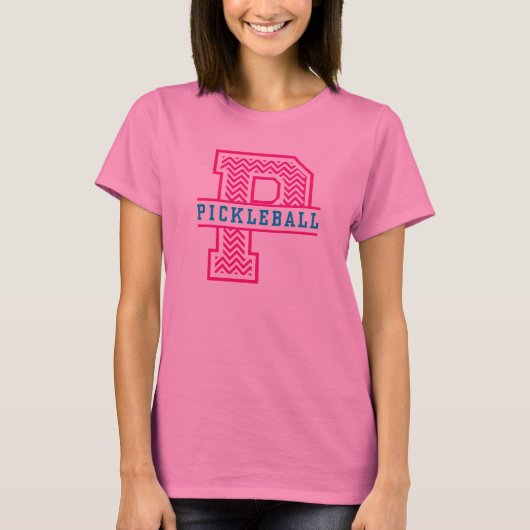 Chevron P is voor het Shirt van vrouwen (Voorkant)