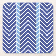 Chevron Patroon Blauw