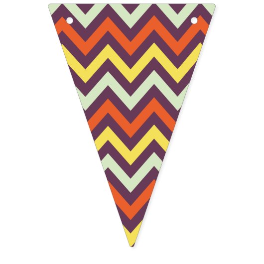 Chevron Patroon Bunting Vlaggen Vlaggetjes (Eerste vlag)