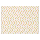 Chevron patroon geel en crème zigzag tafelkleed (Voorkant (Horizontaal))