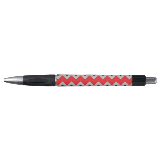 Chevron patroon in tinten rood pen (Voorkant)