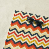  Chevron Patroon met Retro Kleur Bord Strandlaken (In situ)