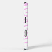 Chevron Patroon Ontwerp in Roze en Wit Case-Mate iPhone Case (Achterkant / Rechts)