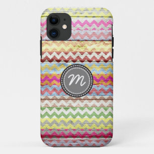 Chevron-patroon op hout #6 Case-Mate iPhone case