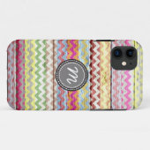 Chevron-patroon op hout #6 Case-Mate iPhone case (Achterkant (horizontaal))