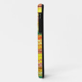 Chevron-patroon op hout Case-Mate iPhone case (Achterkant/links)