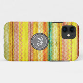 Chevron-patroon op hout Case-Mate iPhone case (Achterkant (horizontaal))
