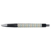 Chevron-patroon op linnetextuur pen (Voorkant)