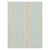 Chevron-patroon op linnetextuur tafelkleed (Voorkant)
