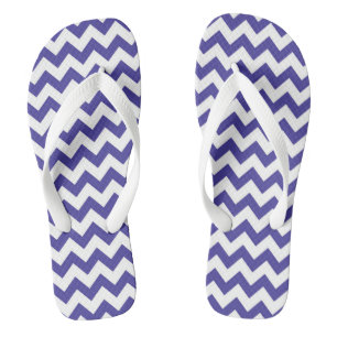 Chevron-patroon teenslippers