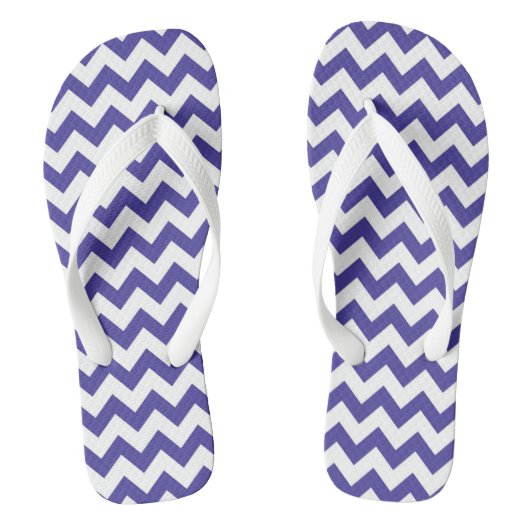 Chevron-patroon teenslippers (Voetbed)