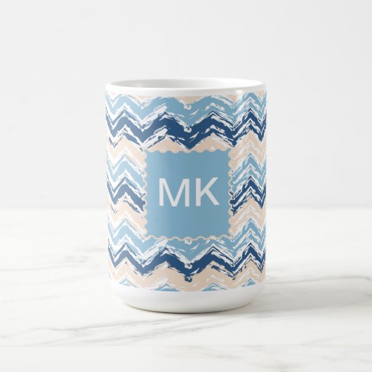 Chevron-patroon van de Stille Oceaan Koffiemok (Center)