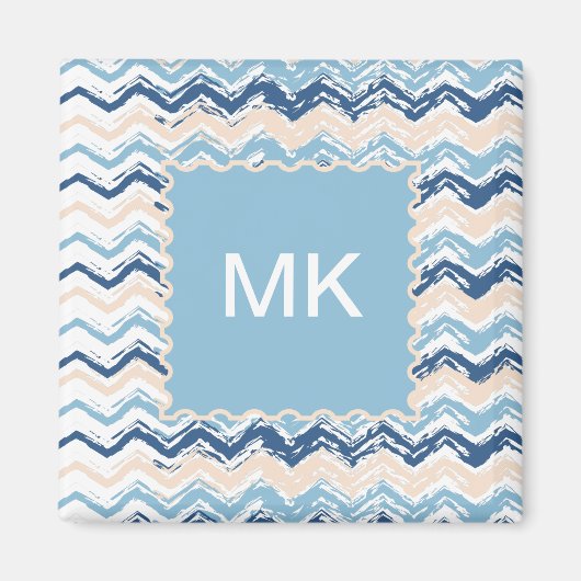 Chevron-patroon van de Stille Oceaan Magneet (Voorkant)