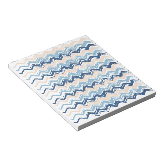 Chevron-patroon van de Stille Oceaan Notitieblok (Schuin)