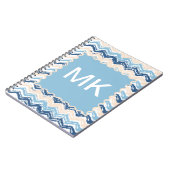 Chevron-patroon van de Stille Oceaan Notitieboek (Linkerzijde)
