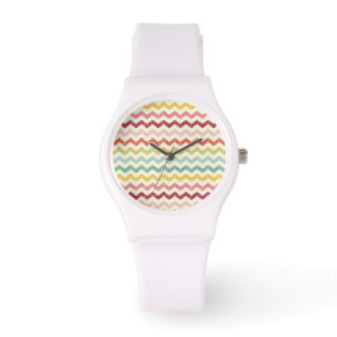 Chevron Pattern 3 Horloge